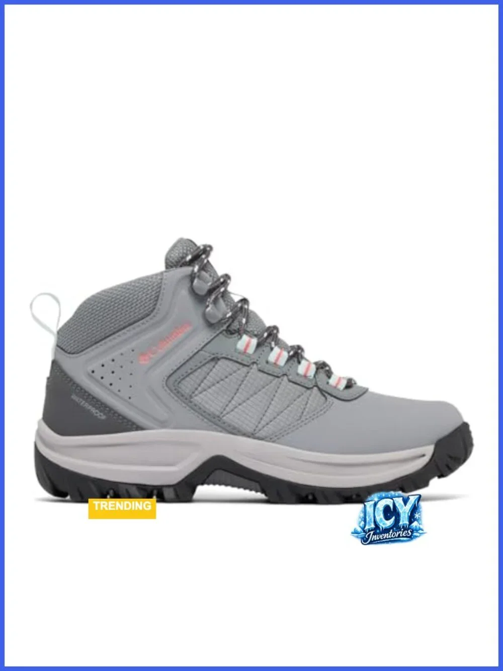 Waterproof Leather Hiking Boots with Omni-Grip, Ankle Height
